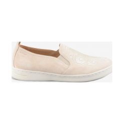 Geox Jaysen Slip On Buty Beżowy. Brązowe trampki i tenisówki damskie Geox, bez wzorów, ze skóry, bez zapięcia. Za 464,95 zł.