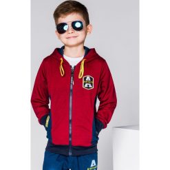 Bluzy chłopięce: BLUZA DZIECIĘCA ROZPINANA Z KAPTUREM KB013 – BORDOWA