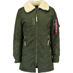 Alpha Industries INJECTOR Płaszcz zimowy dark green. Zielone płaszcze męskie Alpha Industries, na zimę, xxl, bez wzorów, z nylonu, bez kaptura. Za 929,00 zł.