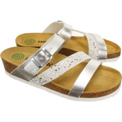 DR. BRINKMANN 701280-92 silber, klapki profilaktyczne damskie. Klapki damskie Dr. Brinkmann, bez wzorów, bez obcasa. Za 159,90 zł.