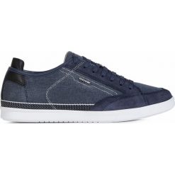 Geox - Buty. Czerwone sneakersy męskie Geox, ze skóry, na sznurówki. W wyprzedaży za 269,90 zł.