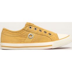 S. Oliver - Tenisówki. Żółte trampki i tenisówki damskie S.Oliver, bez wzorów, z gumy, bez zapięcia. Za 149,90 zł.
