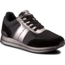 Sneakersy CALVIN KLEIN JEANS - Estez S0496 Black/Pewter. Czarne sneakersy męskie Calvin Klein Jeans, na co dzień, bez wzorów, z jeansu, na sznurówki. W wyprzedaży za 379,00 zł.