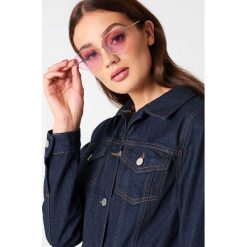 Okulary przeciwsłoneczne damskie: NA-KD Accessories Okulary przeciwsłoneczne Cat Eye – Pink
