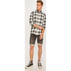 Tom Tailor Denim - Koszula. Szare koszule męskie TOM TAILOR DENIM, xl, bez wzorów, z bawełny, casualowe, button down, z długim rękawem. W wyprzedaży za 119,90 zł.