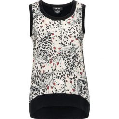 Top DKNY P9FS0121. Bluzki damskie DKNY, l, bez wzorów, z bawełny, polo, bez rękawów. W wyprzedaży za 169,00 zł.