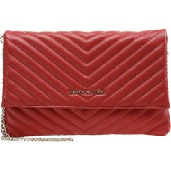 Torebki klasyczne damskie: Karen Millen CHEVRON QUILTED COLLECTION Torba na ramię red