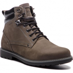 Kozaki GEOX - U Norwolk A U84E2A 00032 C9002 Dk Grey. Szare botki męskie Geox, z materiału. Za 539,00 zł.