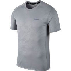 Nike Koszulka męska M NK Dry Miler Top SS PR szara r. L (858157 012). Szare t-shirty męskie Nike, l. Za 89,50 zł.