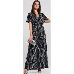 Czarna Sukienka Eyed. Czarne sukienki damskie other, s, bez wzorów, bez kołnierzyka, bez rękawów, maxi. Za 129,99 zł.