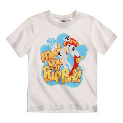 T-shirty chłopięce z nadrukiem: Koszulka „Paw Patrol” w kolorze białym