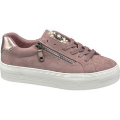 Sneakersy damskie Graceland różowe. Różowe sneakersy damskie Graceland, z gumy. Za 83,00 zł.