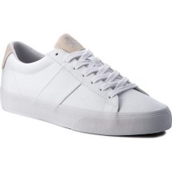 Tenisówki POLO RALPH LAUREN - Sayer 816688479003 White. Białe tenisówki męskie Polo Ralph Lauren, z gumy. W wyprzedaży za 259,00 zł.