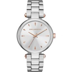 Zegarek KARL LAGERFELD - Aurelie KL5000 Silver/Silver. Szare zegarki męskie marki KARL LAGERFELD. Za 649,00 zł.