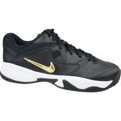 Nike Court Lite 2 AR8836-012. Czarne buty sportowe męskie Nike, ze skóry, bez zapięcia, tenisowe, nike court. W wyprzedaży za 199,99 zł.