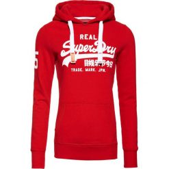 Bluzy damskie: Superdry VINTAGE LOGO MONO HOODIE Bluza z kapturem red, white