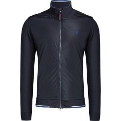 Bluza CONTE OF FLORENCE CEDRIC Granatowy. Niebieskie bluzy męskie marki Conte of Florence, bez wzorów, ze stójką, bez rękawów, bez kaptura. W wyprzedaży za 371,00 zł.