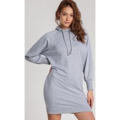 Szara Sukienka Kalilato. Szare sukienki damskie Renee, xl, bez wzorów, z dzianiny, bez kołnierzyka, bez rękawów. Za 79,99 zł.