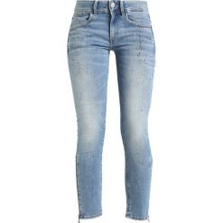 GStar LYNN ULTRA HIGH SKINNY Jeans Skinny Fit light blue denim. Niebieskie rurki damskie G-Star, z elastanu. W wyprzedaży za 365,40 zł.