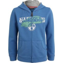 Napapijri BIDO Bluza rozpinana light blue. Niebieskie bluzy męskie rozpinane Napapijri, z bawełny. Za 359,00 zł.