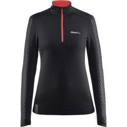 Bluzy damskie: Craft Bluza damska Facile Embossed Halfzip czarna r. M (1904524-9443)