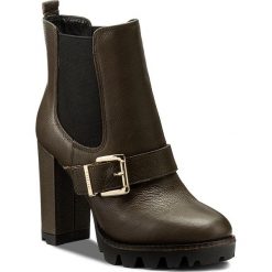 Botki LIU JO - Beatle Tc 105 Cher S67173 P0158 Militare 90618. Brązowe botki damskie na obcasie marki Liu Jo, ze skóry. W wyprzedaży za 569,00 zł.