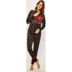 Dkny - Piżama. Czarne piżamy damskie DKNY, s, bez wzorów, z elastanu, bez rękawów. W wyprzedaży za 319,90 zł.