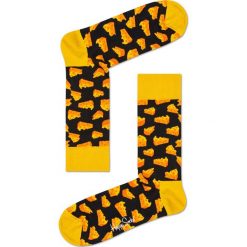 Happy Socks - Skarpety Cheese. Żółte skarpetki męskie marki Happy Socks, z elastanu. Za 39,90 zł.
