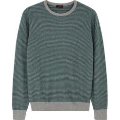 Swetry klasyczne męskie: Sweter w kolorze zielono-szarym
