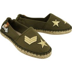 TAMARIS 24605-20 708 khaki military, baleriny, espadryle damskie. Brązowe baleriny damskie Tamaris, bez wzorów, bez obcasa. Za 159,90 zł.