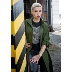 Parka UNDERWORLD zielona. Zielone kurtki damskie Underworld, uniwersalny, bez wzorów, z bawełny, bez kaptura. Za 220,00 zł.