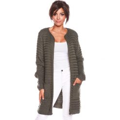 Kardigany damskie: Kardigan "Ester" w kolorze khaki