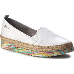 Espadryle MACIEJKA - 02966-03/00-5 Popiel. Szare espadryle damskie Maciejka, bez wzorów, ze skóry, bez obcasa, na płaskiej podeszwie. W wyprzedaży za 179,00 zł.