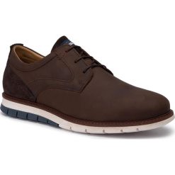 Półbuty SALAMANDER - Matheus 31-56501-44 Dark Brown. Pomarańczowe półbuty męskie Salamander, na co dzień, bez wzorów, z zamszu, bez zapięcia. Za 429,00 zł.