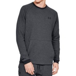 Under Armour Unstoppable 2X Knit Crew 1329712-001 bluzy męskie szare M. Szare bluzy męskie Under Armour, m, bez wzorów, z bawełny, sportowe, bez kołnierzyka, bez rękawów, bez kaptura. W wyprzedaży za 199,99 zł.