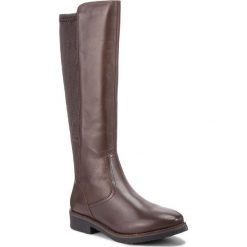 Oficerki CAPRICE - 9-25601-2 Dk Brown Nappa 337. Pomarańczowe buty zimowe damskie marki Caprice, ze skóry ekologicznej, na obcasie. Za 369,90 zł.