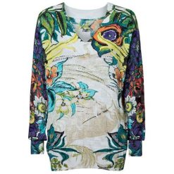 Desigual Swetr damski Jers Swords Hueso 19SWJF48 1006 (rozmiar M). Swetry damskie Desigual, m, bez wzorów, bez rękawów, bez kaptura. W wyprzedaży za 230,00 zł.