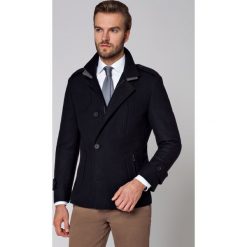 Kurtka Granatowa Tobias. Kurtki męskie LANCERTO, m, bez wzorów, z bawełny, casualowe, bez kaptura. W wyprzedaży za 499,90 zł.