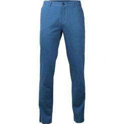 Niebieskie Casualowe Spodnie Męskie, Bawełniane, Chinos -EZREAL- Zwężane Nogawki SPEZREAL461blue. Niebieskie spodnie męskie Ezreal, m, z bawełny. W wyprzedaży za 79,00 zł.