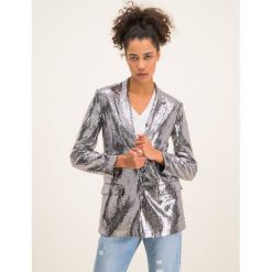 Żakiet Armani Exchange 6GYG10 YNMSZ 1951. Szare marynarki damskie Armani Exchange, bez wzorów, z elastanu. W wyprzedaży za 479,00 zł.