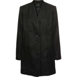Płaszcz boucle bonprix czarny. Czarne płaszcze damskie pastelowe bonprix. Za 124,99 zł.