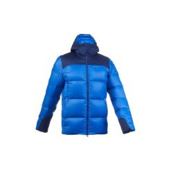 Kurtka trekkingowa Trek 900 Warm męska. Niebieskie kurtki męskie puchowe marki WED'ZE. Za 399,99 zł.