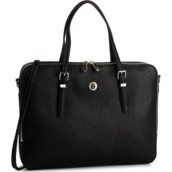 Torba na laptopa TOMMY HILFIGER Honey Computer Bag AW0AW07298. Czarne torby na laptopa TOMMY HILFIGER, bez wzorów. W wyprzedaży za 349,00 zł.