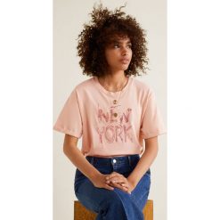 Mango - Top Newyork. Szare topy damskie marki Mango, l. Za 69,90 zł.