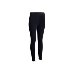 Legginsy slim Gym & Pilates 500 Linear. Szare legginsy damskie marki Adidas, xs, bez wzorów, z elastanu. W wyprzedaży za 74,99 zł.