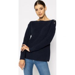 Sweter Lauren Ralph Lauren Boat 200774564. Niebieskie swetry damskie Lauren Ralph Lauren, xl, bez wzorów, klasyczne, bez rękawów, bez kaptura. W wyprzedaży za 359,00 zł.