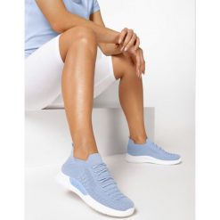 Niebieskie Buty Sportowe Adrearene. Niebieskie buty sportowe damskie Born2be, bez wzorów, sportowe. W wyprzedaży za 74,99 zł.