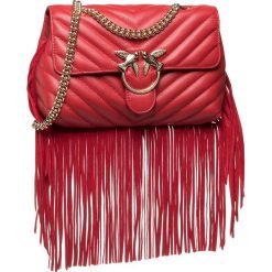 Torebka PINKO - Love Puff Fringes Cl PE 20 PLTT 1P21PL Y675 Red R24. Czerwone listonoszki damskie Pinko, bez wzorów, ze skóry, bez dodatków. W wyprzedaży za 1299,00 zł.