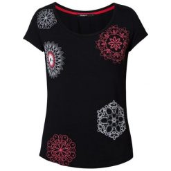 Desigual Koszulka Damska Ts Sonja Xs Czarny. Czarne koszulki damskie marki Desigual, xs, bez wzorów, z materiału, bez kołnierzyka. Za 179,00 zł.