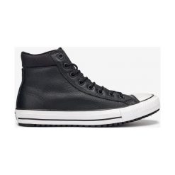 Converse Chuck Taylor All Star PC Boot Hi Tenisówki Czarny. Czarne trampki męskie Converse, bez wzorów, ze skóry, retro, bez zapięcia. Za 428,95 zł.